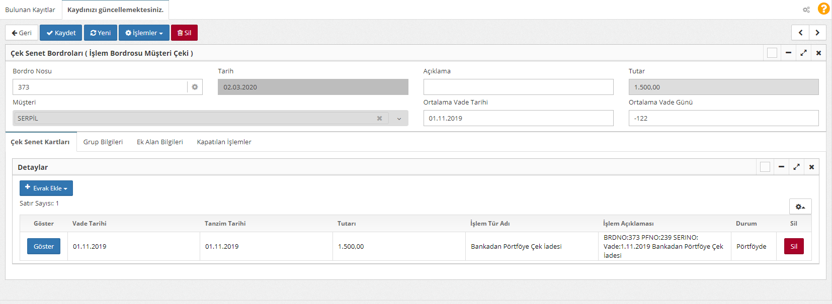 bankadan portföye çek 2